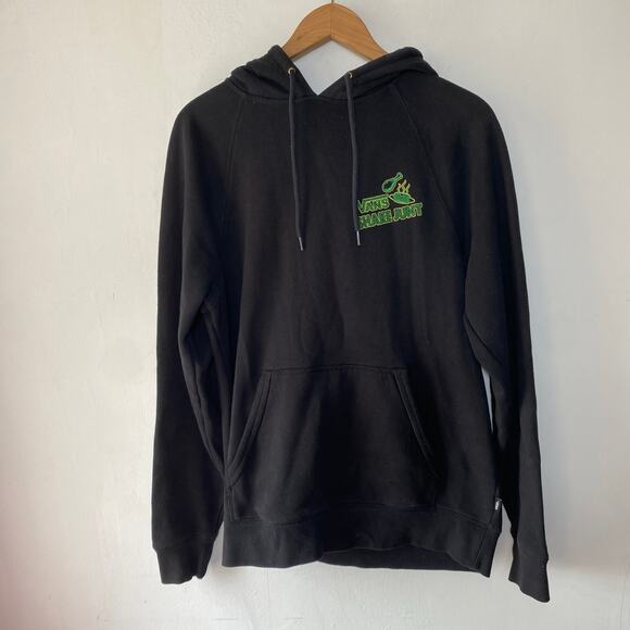 Vans Shake Junt Black M Pullover Hoodie Chicken and Waffles‎ Streetwear Skater - Picture 1 of 8